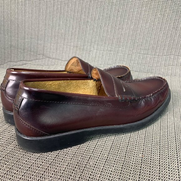 Nunn Bush Mens Size 9.5M Brown Leather Penny Loafer Slip-On Dress Shoes - Picture 6 of 9